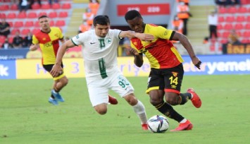 Göztepe kendi evinde Girensunspor’u geçemedi