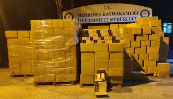 İzmir’de 10 ton kaçak tütün ele geçirildi