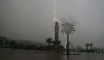 Meteorolojiden İzmir’de fırtına ve sel uyarısı