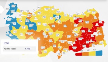 İzmir Valisi Köşger özlenen tabloyu açıkladı: İzmir’in rengi mavi oldu, aşılama oranı yüzde 75’i buldu