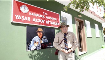 Karşıyaka'da duayen gazeteci Yaşar Aksoy Kitaplığı açıldı