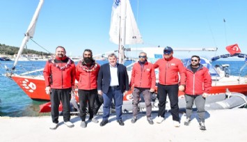 Başkan Gümrükçü ve Oran’dan “Gelecek için Yelken Açıyoruz” ekibine tam destek