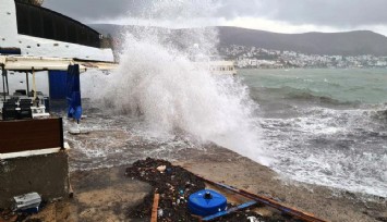 Bodrum-Kaş arasında fırtına uyarısı