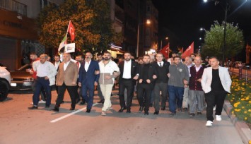 İsrail’in Gazze saldırıları İzmir’de protesto edildi