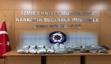 İzmir’de 24 kilo esrar ve 30 bine yakın sentetik ecza ele geçirildi