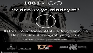 Büyükşehir’de 10 kasım için özel koreografi