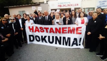 İYİ Parti’den Bozyaka hastahanesi eylemi