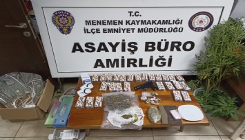 İzmir’de uyuşturucu imal edilen eve baskın: 1 tutuklama