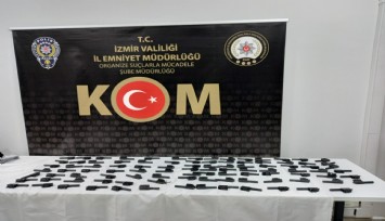 İzmir’deki yasa dışı silah ticareti operasyonunda 2 tutuklama