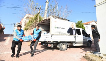 Menemen Belediyesi’nden yakacak desteği