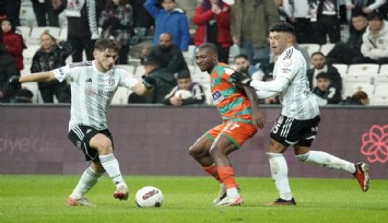 Beşiktaş evinde Alanyaspor'a 3-1 mağlup oldu