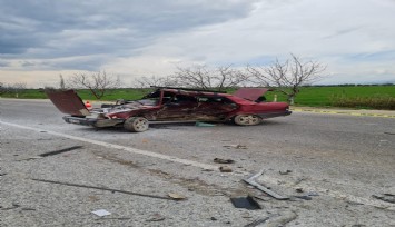 Tire’de trafik kazası: 1 ölü, 2 yaralı