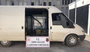 İzmir’de akaryakıtta kullanılan 2 bin 500 litre atık yağ ele geçirildi