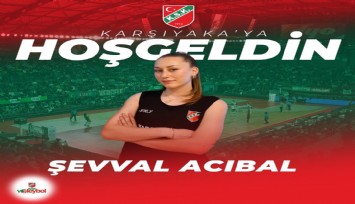 Karşıyaka Voleybol, Şevval Acıbal’ı kadrosuna kattı