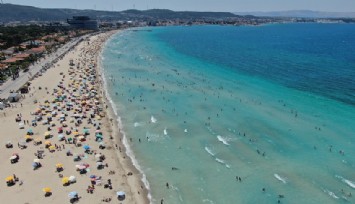 Çeşme’nin nüfusu 1 milyonu aştı, plajlar doldu taştı