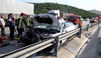 Aracıyla tıra arkadan çarptı: 1’i ağır 5 yaralı