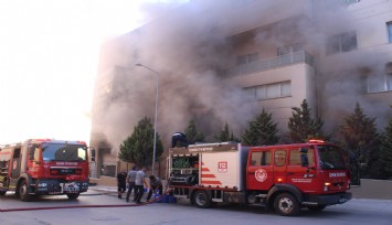 İzmir’de tekstil atölyesinde korkutan yangın