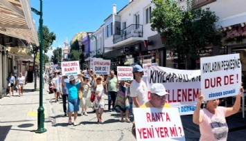 Çeşmeliler “ranta hayır” dedi