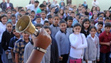 Yeni eğitim yılının ilk ders zili çaldı