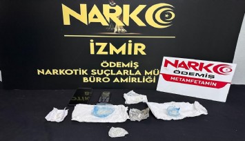 Narkotik köpekleri yerini gösterdi, zulalanmış uyuşturucular yakalandı