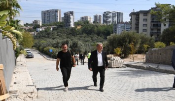 Bornova’da yollar yenileniyor