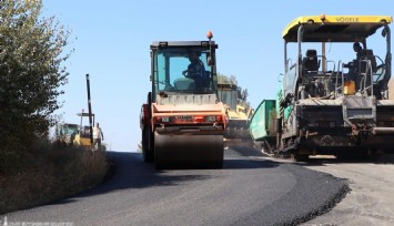 İzmir'in zirvesi Bozdağ'da asfalt seferberliği