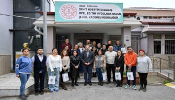 Bornova’da zeytin üreticilerine lojistik destek