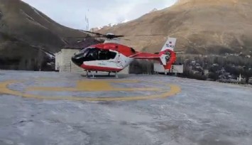 Düşen ambulans helikopterin havalandığı o anlar ortaya çıktı