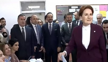 İYİ Parti lideri Akşener, oyunu Ankara’da kullandı