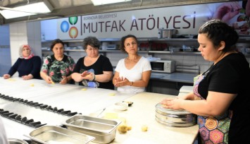 Bornova'da Mutfak Atölyesi eğitime devam ediyor