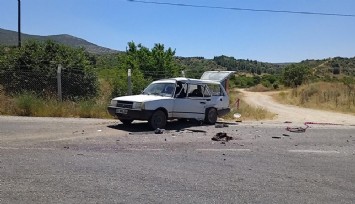 Denizli'deki kazada ağır yaralanan sürücü hayatını kaybetti