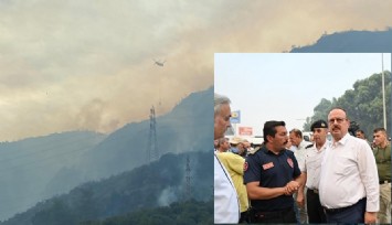 Vali Canbolat: Aydın’daki yangın hızla yayılmaya devam ediyor, İzmir, Manisa ve Denizli’den takviye ekipler yolda 