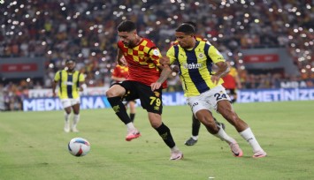 Heycanlı karşılaşmada ilk yarı bitti: Göztepe:0 - Fenerbahçe:2