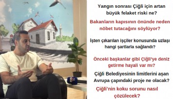 Çiğli Belediye Başkanı Onur Emrah Yıldız Egeli Gazete ve Egeli TV’ye önemli açıklamalar yaptı