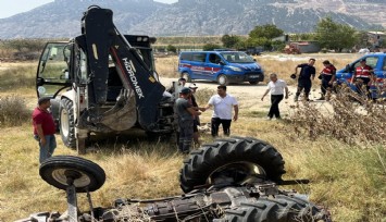 Manisa'da can alan traktör kazası: 1 kişi hayatını kaybetti