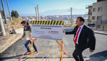 Bornova’da yol atağı: Atatürk Mahallesi’ne gidiş artık daha kolay