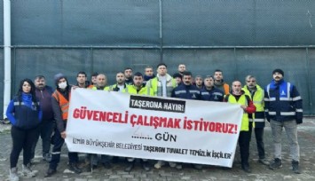 Büyükşehir'den eylem yapan taşeron işçilerle ilgili açıklama: Konunun muhatabı Belediye değil