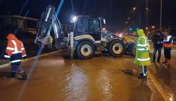 Kapanan İzmir- Çanakkale Karayolu yeniden trafiğe açıldı