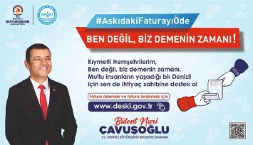 Büyükşehir DESKİ'den dayanışma örneği: ‘Askıda Fatura'