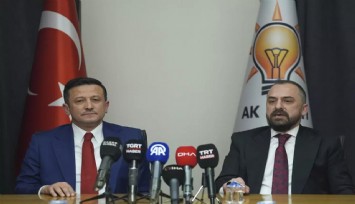 AK Parti Tanıtım ve Medya Başkanlığında devir teslim töreni yapıldı