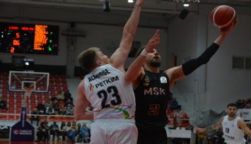 Aliağa Petkimspor, Mersin Spor'a 85-77 mağlup oldu