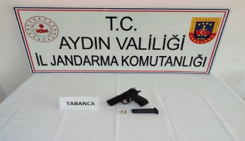 Aydın'da faturasız silah taşıyan şahsa 11 bin TL ceza