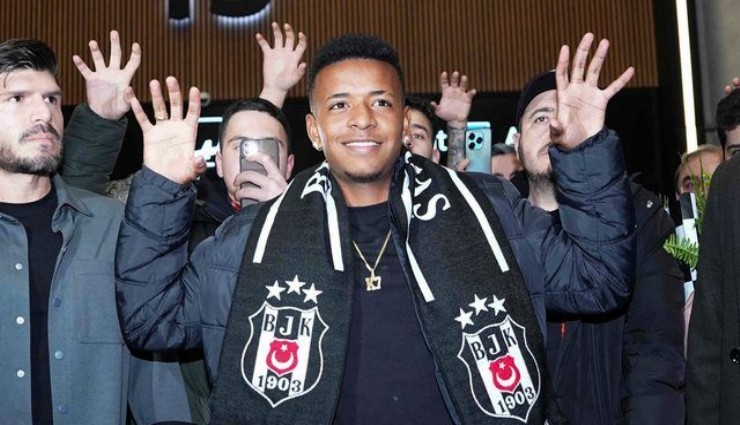 Beşiktaş'ın yeni transferi Keny Arroyo İstanbul'a geldi