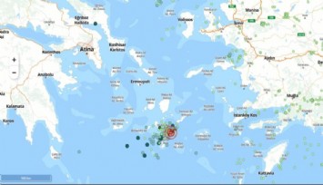 Ege'de 400'ü aşkın deprem