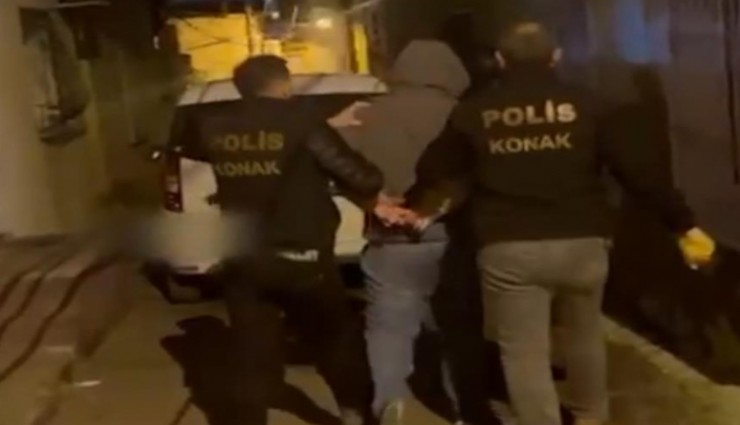 Konak'ta uyuşturucu operasyonu: Kümese uyuşturucu madde saklayan 3 şüpheliden 2'si tutuklandı