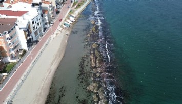 Marmara Denizi 10 metre çekildi, Kral Yolu ortaya çıktı